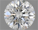 Natural Diamond 0.41 Carats, Round with Excellent Cut, H Color, IF Clarity and Certified by IGI