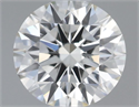 Natural Diamond 0.52 Carats, Round with Excellent Cut, J Color, VS2 Clarity and Certified by GIA