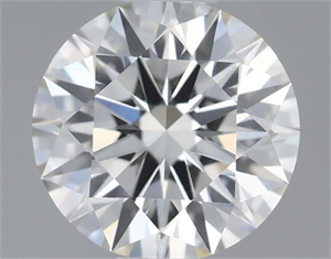 Picture of Natural Diamond 0.52 Carats, Round with Excellent Cut, J Color, VS2 Clarity and Certified by GIA