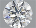 Natural Diamond 0.50 Carats, Round with Excellent Cut, J Color, SI1 Clarity and Certified by GIA