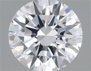 Picture of Natural Diamond 0.40 Carats, Round with Excellent Cut, F Color, VS2 Clarity and Certified by GIA