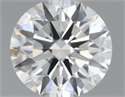 Natural Diamond 0.40 Carats, Round with Excellent Cut, K Color, VVS2 Clarity and Certified by GIA