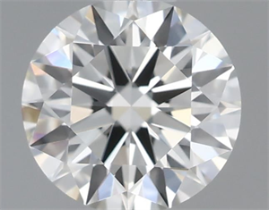 Picture of Natural Diamond 0.40 Carats, Round with Excellent Cut, K Color, VVS2 Clarity and Certified by GIA