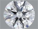 Natural Diamond 0.40 Carats, Round with Excellent Cut, F Color, VS2 Clarity and Certified by GIA