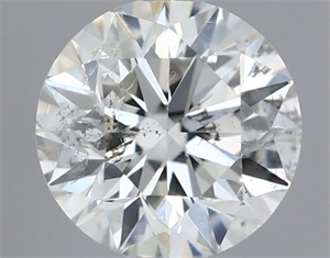 Picture of Natural Diamond 0.40 Carats, Round with Excellent Cut, G Color, SI2 Clarity and Certified by IGI