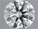 Natural Diamond 0.40 Carats, Round with Excellent Cut, I Color, SI2 Clarity and Certified by IGI