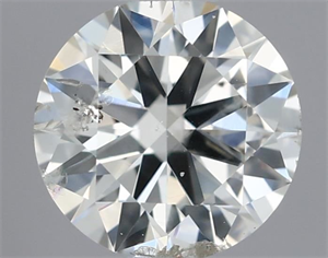 Picture of Natural Diamond 0.40 Carats, Round with Excellent Cut, I Color, SI2 Clarity and Certified by IGI