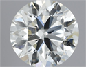 Natural Diamond 0.40 Carats, Round with Excellent Cut, I Color, SI2 Clarity and Certified by IGI