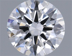 Picture of Natural Diamond 0.42 Carats, Round with Excellent Cut, E Color, VS2 Clarity and Certified by GIA