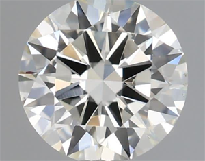 Picture of Natural Diamond 0.60 Carats, Round with Excellent Cut, K Color, SI1 Clarity and Certified by GIA