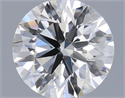 Natural Diamond 0.40 Carats, Round with Excellent Cut, H Color, SI1 Clarity and Certified by GIA