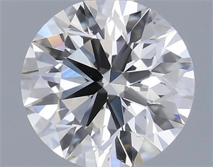 Picture of Natural Diamond 0.40 Carats, Round with Excellent Cut, H Color, SI1 Clarity and Certified by GIA