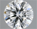 Natural Diamond 0.40 Carats, Round with Excellent Cut, H Color, VS2 Clarity and Certified by GIA