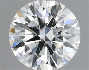 Picture of Natural Diamond 0.40 Carats, Round with Excellent Cut, H Color, VS2 Clarity and Certified by GIA