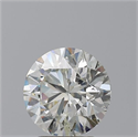 Natural Diamond 2.24 Carats, Round with Excellent Cut, J Color, I1 Clarity and Certified by GIA