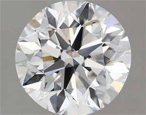 Picture of Natural Diamond 2.01 Carats, Round with Very Good Cut, F Color, VVS1 Clarity and Certified by GIA