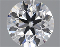 Natural Diamond 2.01 Carats, Round with Very Good Cut, F Color, VS2 Clarity and Certified by GIA