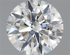 Picture of Natural Diamond 0.46 Carats, Round with Very Good Cut, H Color, SI2 Clarity and Certified by IGI