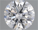 Natural Diamond 0.50 Carats, Round with Excellent Cut, H Color, SI2 Clarity and Certified by IGI