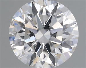 Picture of Natural Diamond 0.50 Carats, Round with Excellent Cut, H Color, SI2 Clarity and Certified by IGI