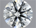 Natural Diamond 0.40 Carats, Round with Excellent Cut, G Color, SI2 Clarity and Certified by IGI