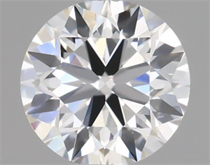 Picture of Natural Diamond 0.40 Carats, Round with Very Good Cut, H Color, VS1 Clarity and Certified by IGI