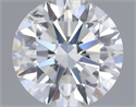 Natural Diamond 0.40 Carats, Round with Excellent Cut, H Color, SI2 Clarity and Certified by IGI