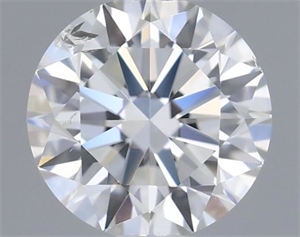 Picture of Natural Diamond 0.40 Carats, Round with Excellent Cut, H Color, SI2 Clarity and Certified by IGI