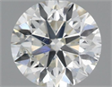 Natural Diamond 0.40 Carats, Round with Very Good Cut, H Color, SI2 Clarity and Certified by IGI