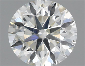 Picture of Natural Diamond 0.40 Carats, Round with Very Good Cut, H Color, SI2 Clarity and Certified by IGI