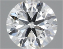 Natural Diamond 0.40 Carats, Round with Excellent Cut, H Color, SI2 Clarity and Certified by IGI