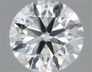 Picture of Natural Diamond 0.40 Carats, Round with Excellent Cut, H Color, SI2 Clarity and Certified by IGI