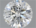 Natural Diamond 0.43 Carats, Round with Very Good Cut, H Color, SI2 Clarity and Certified by IGI