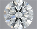 Natural Diamond 0.40 Carats, Round with Excellent Cut, I Color, SI2 Clarity and Certified by IGI