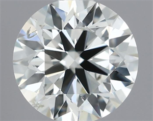 Picture of Natural Diamond 0.40 Carats, Round with Excellent Cut, I Color, SI2 Clarity and Certified by IGI