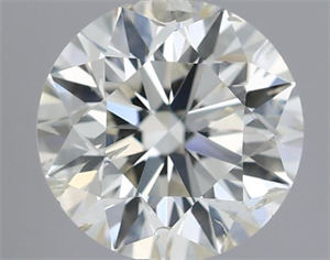 Picture of Natural Diamond 0.40 Carats, Round with Excellent Cut, I Color, SI2 Clarity and Certified by IGI