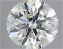 Natural Diamond 0.40 Carats, Round with Excellent Cut, I Color, SI2 Clarity and Certified by IGI