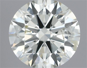 Picture of Natural Diamond 0.40 Carats, Round with Excellent Cut, I Color, SI2 Clarity and Certified by IGI