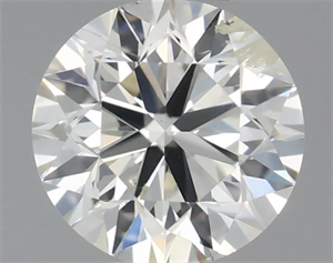 Picture of Natural Diamond 0.40 Carats, Round with Very Good Cut, I Color, SI2 Clarity and Certified by IGI