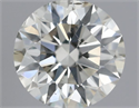 Natural Diamond 0.40 Carats, Round with Excellent Cut, J Color, SI2 Clarity and Certified by IGI