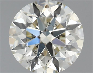 Picture of Natural Diamond 0.40 Carats, Round with Excellent Cut, K Color, SI2 Clarity and Certified by IGI