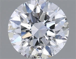 Picture of Natural Diamond 0.50 Carats, Round with Excellent Cut, E Color, SI2 Clarity and Certified by IGI