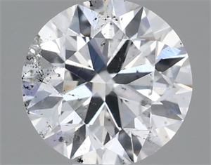 Picture of Natural Diamond 0.50 Carats, Round with Excellent Cut, E Color, SI2 Clarity and Certified by IGI