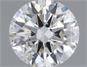 Natural Diamond 0.50 Carats, Round with Excellent Cut, G Color, SI2 Clarity and Certified by IGI