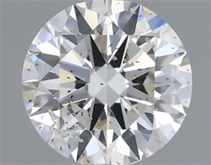 Picture of Natural Diamond 0.50 Carats, Round with Excellent Cut, G Color, SI2 Clarity and Certified by IGI