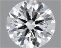 Natural Diamond 0.50 Carats, Round with Excellent Cut, H Color, SI2 Clarity and Certified by IGI