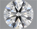 Natural Diamond 0.50 Carats, Round with Excellent Cut, H Color, SI2 Clarity and Certified by IGI