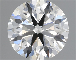 Picture of Natural Diamond 0.50 Carats, Round with Excellent Cut, H Color, SI2 Clarity and Certified by IGI