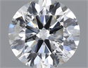 Natural Diamond 0.50 Carats, Round with Excellent Cut, H Color, SI2 Clarity and Certified by IGI