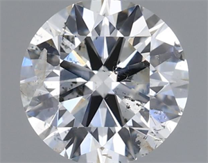 Picture of Natural Diamond 0.50 Carats, Round with Excellent Cut, H Color, SI2 Clarity and Certified by IGI